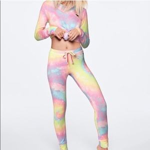 Vs Victorias Secret Pink Cozy Jersey Sleep Set XS